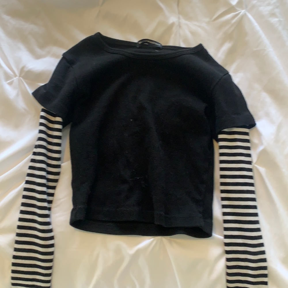 brandy melville striped longsleeve